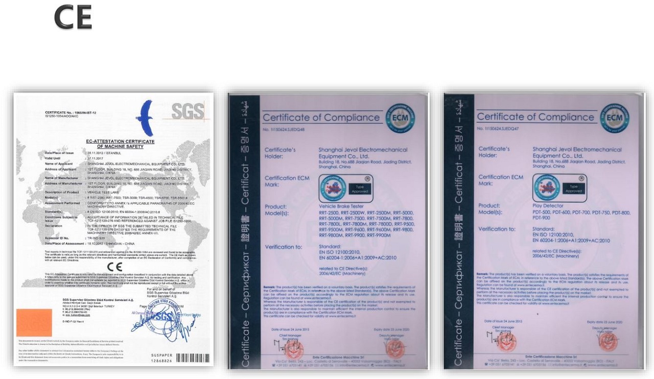 Bệ thử phanh xe du lịch Jevol RRT-2500W