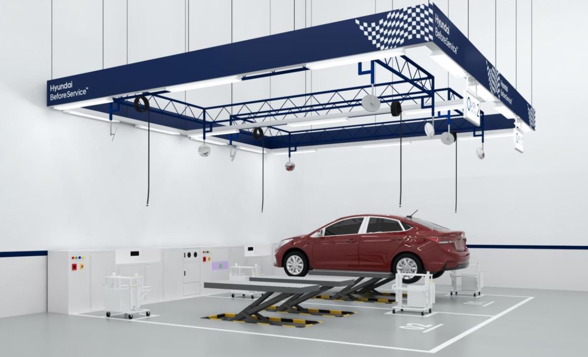 Khoang bảo dưỡng nhanh Quick Service Hyundai