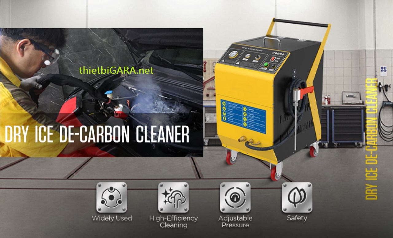 Máy bắn đá khô CO2