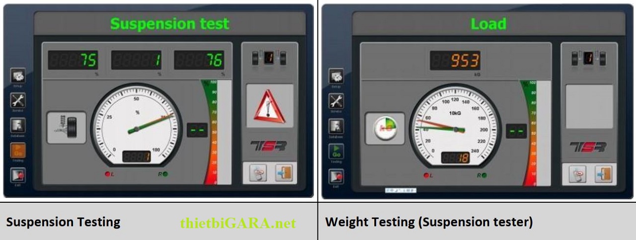 Bệ thử phanh xe du lịch Jevol RRT-2500W