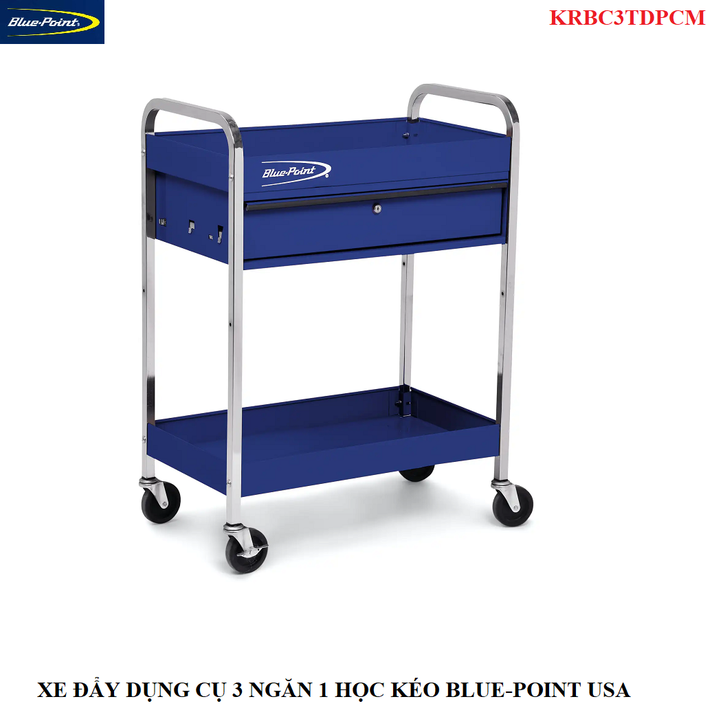 Xe Đẩy Đồ Nghề 1 Ngăn Kéo KRBC3TD Blue-point Usa