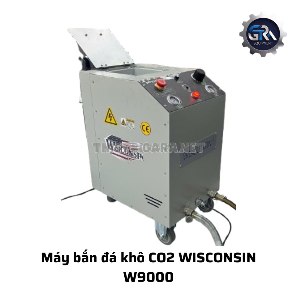 Máy Bắn Đá Khô CO2 Wisconsin W9000