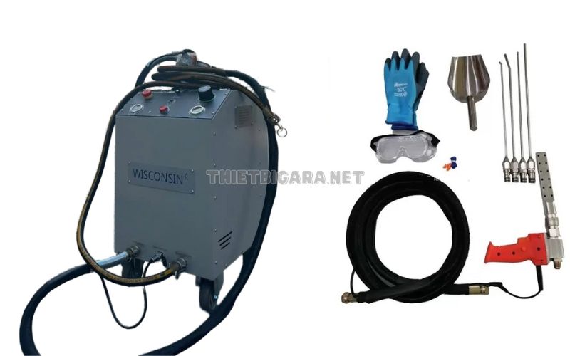 Máy bắn đá khô CO2 WISCONSIN W9000 (5) Phụ kiện đi kèm máy bắn đá khô co2