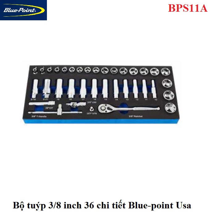 Bộ Tuýp 3/8 Inch 36 Chi Tiết BPS11A Blue-point USA