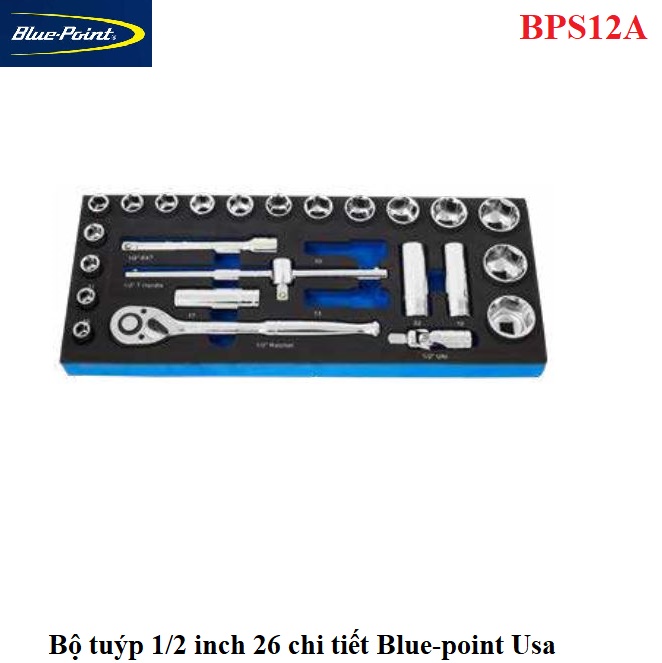 Bộ Tuýp 1/2 Inch 26 Chi Tiết BPS12A Blue-point Usa