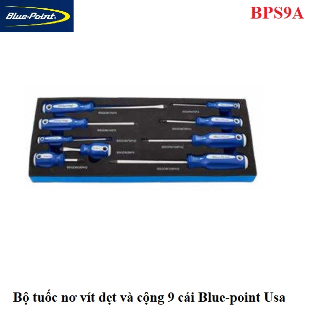 Bộ Tuốc Nơ Vít 9 Cái BPS9A Blue-point Usa