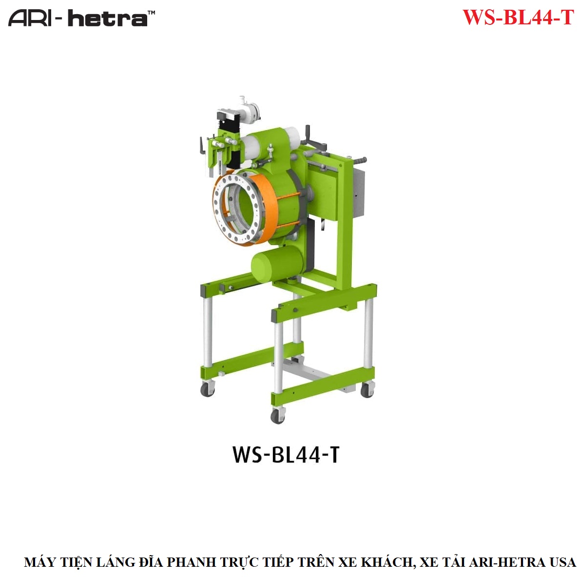 máy tiện lãng đĩa phanh xe đầu kéo
