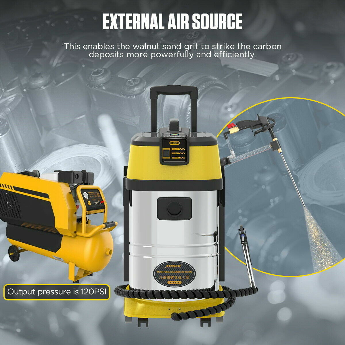 máy vệ sinh họng hút hts518