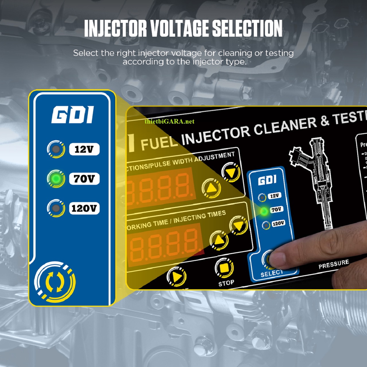 Thiết Bị Vệ Sinh Và Kiểm Tra Kim Phun Điện Tử