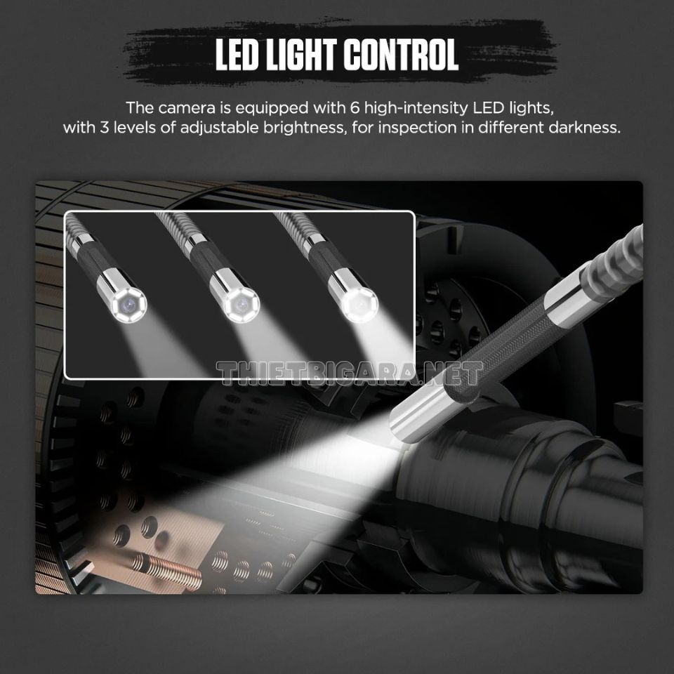 Camera nội soi động cơ AUTOOL SVB305 có đèn chiều sáng Camera nội soi động cơ AUTOOL SVB305 có đèn chiều sáng