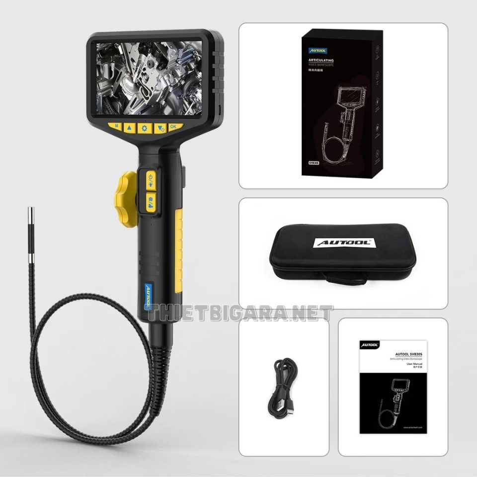 Camera nội soi động cơ AUTOOL SVB305 danh sách đóng gói Camera nội soi động cơ AUTOOL SVB305 danh sách đóng gói