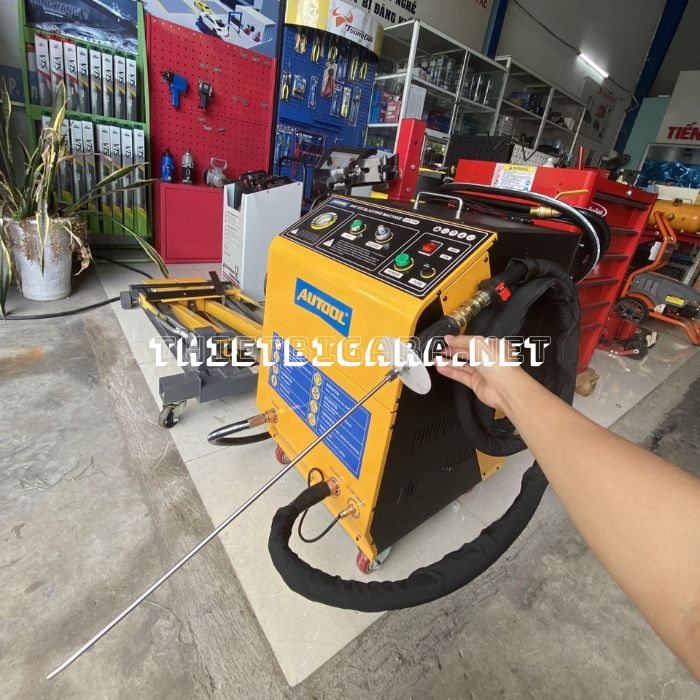 Máy bắn đá khô autool