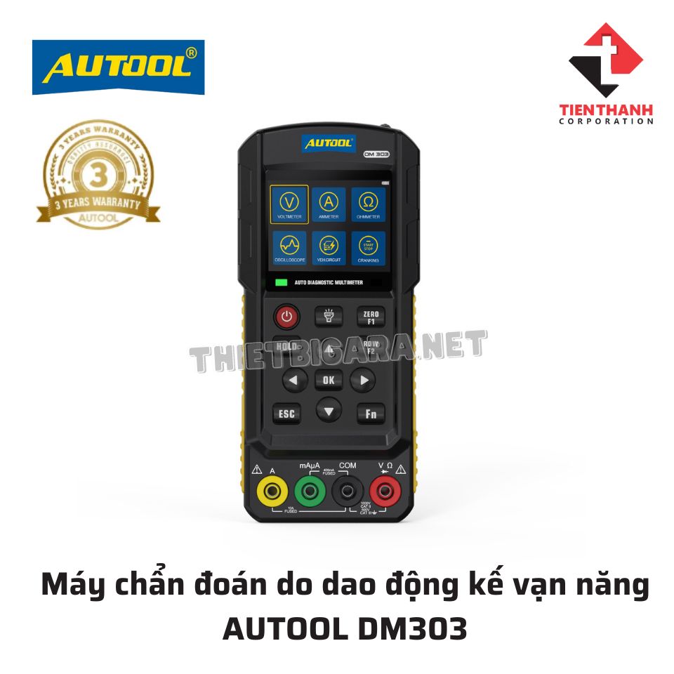 Máy chẩn đoán do dao động kế vạn năng AUTOOL DM303
