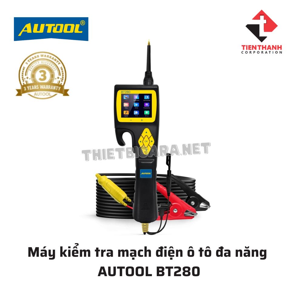 Máy kiểm tra mạch điện ô tô đa năng AUTOOL BT280