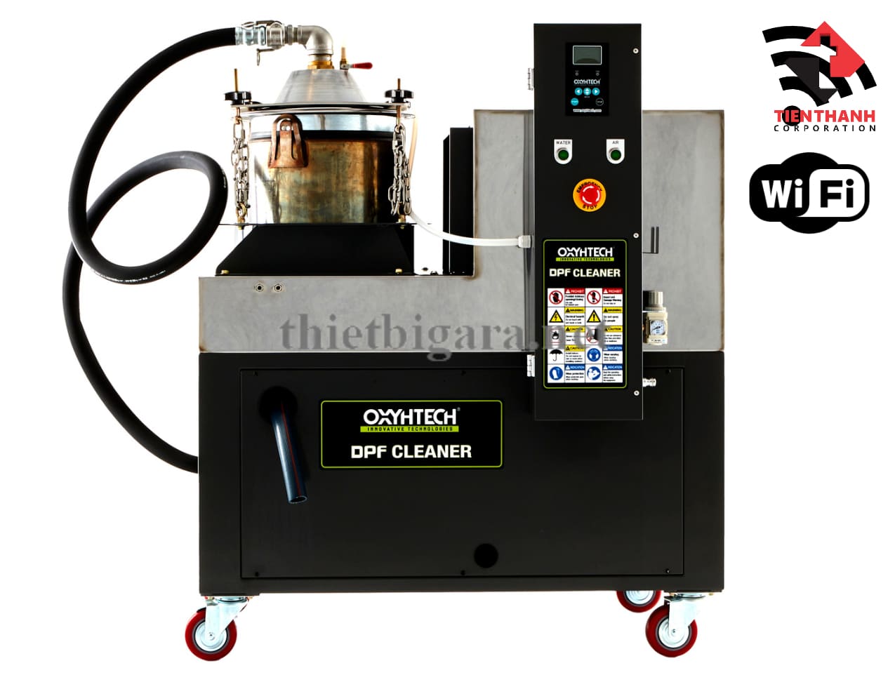 Máy súc rửa bầu lọc khí xả dpf động cơ diesel plus