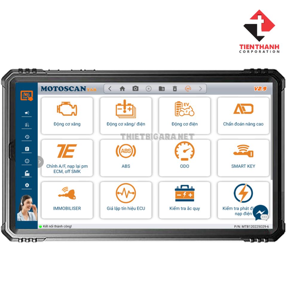 Máy Chẩn Đoán Điện Tử Xe Máy Motoscan Tab