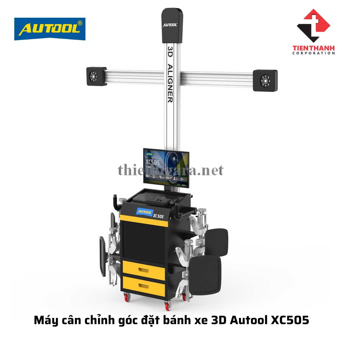 Máy cân chỉnh góc đặt bánh xe 3D Autool XC505 (1) Máy cân chỉnh góc đặt bánh xe 3D Autool XC505 (1)