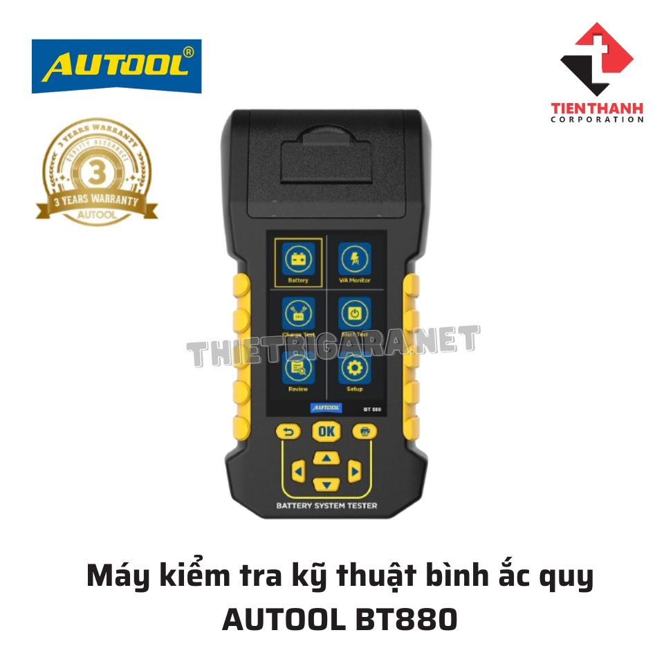 Máy kiểm tra kỹ thuật bình ắc quy AUTOOL BT880