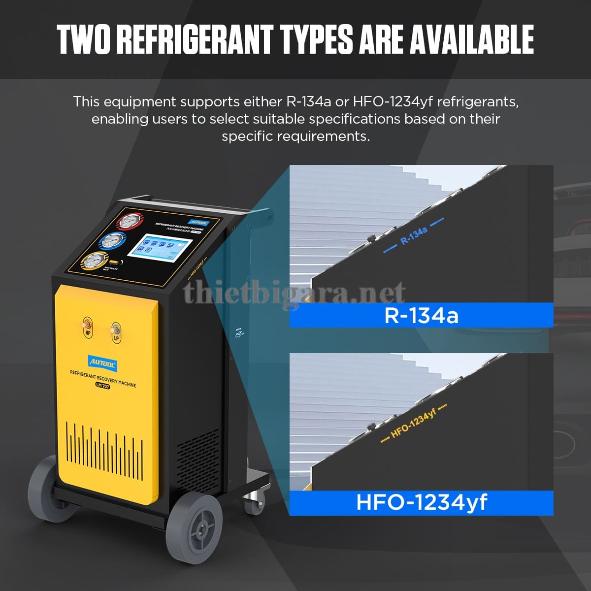 2 loại ga trên máy