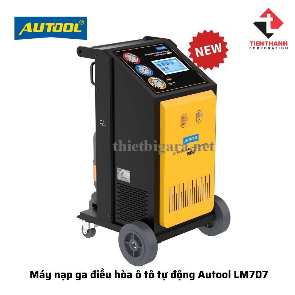 Máy nạp ga điều hòa ô tô tự động Autool LM707