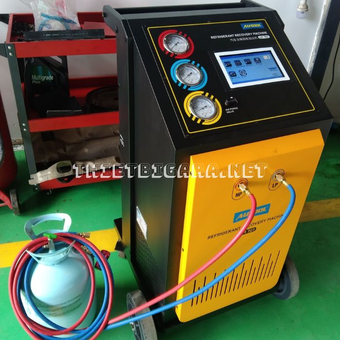 Máy nạp ga điều hoà tự động AUTOOL LM707 (3) Máy nạp ga điều hoà tự động AUTOOL LM707