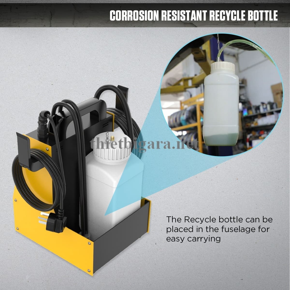 Chai tái chế chống ăn mòn