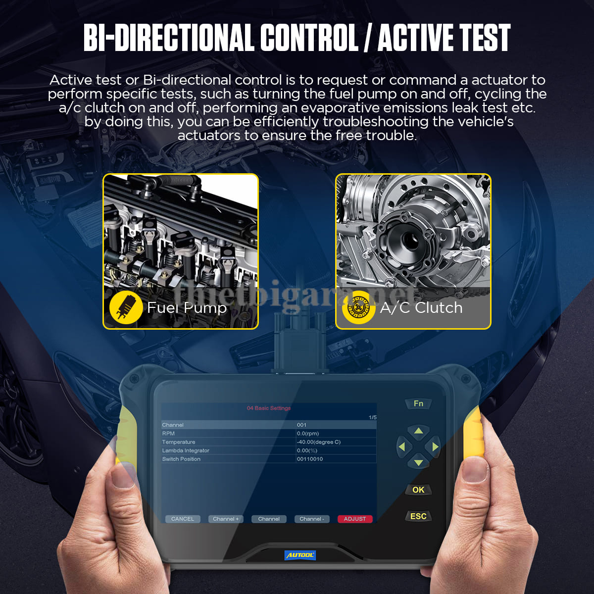 Dễ dàng điều khiển thông qua màn hình