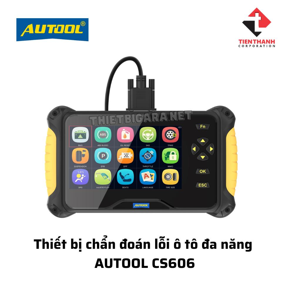 Thiết bị chẩn đoán lỗi ô tô đa năng AUTOOL CS606