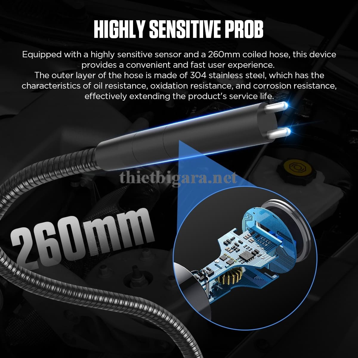 Độ nhạy cao giúp đo nhanh chóng