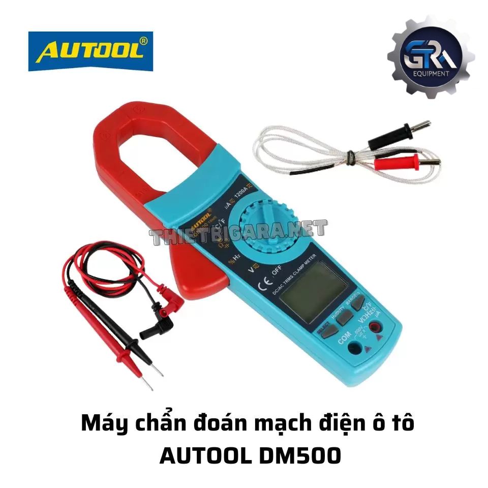 Ampe Kìm Đo Dòng Điện AC/DC AUTOOL DM500