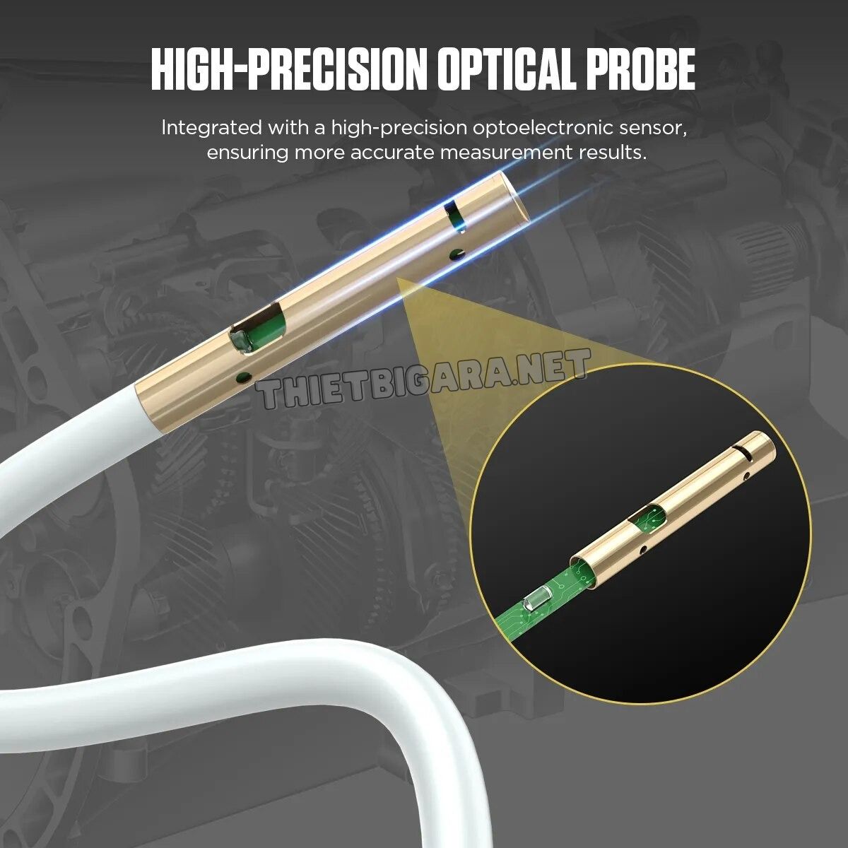 Đầu dò linh hoạt trên Máy kiểm tra chất lượng dầu phanh AUTOOL AS505