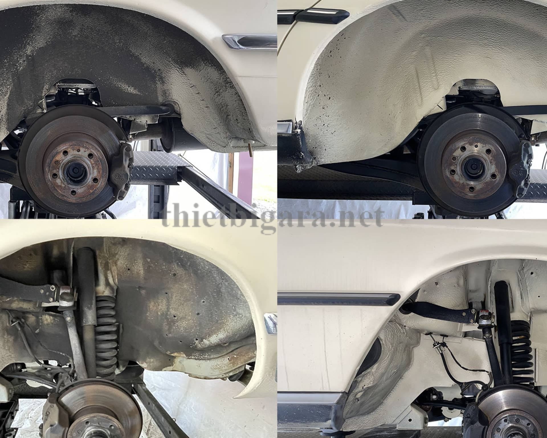 Động cơ trước và sau khi vệ sinh bằng đá khô CO2