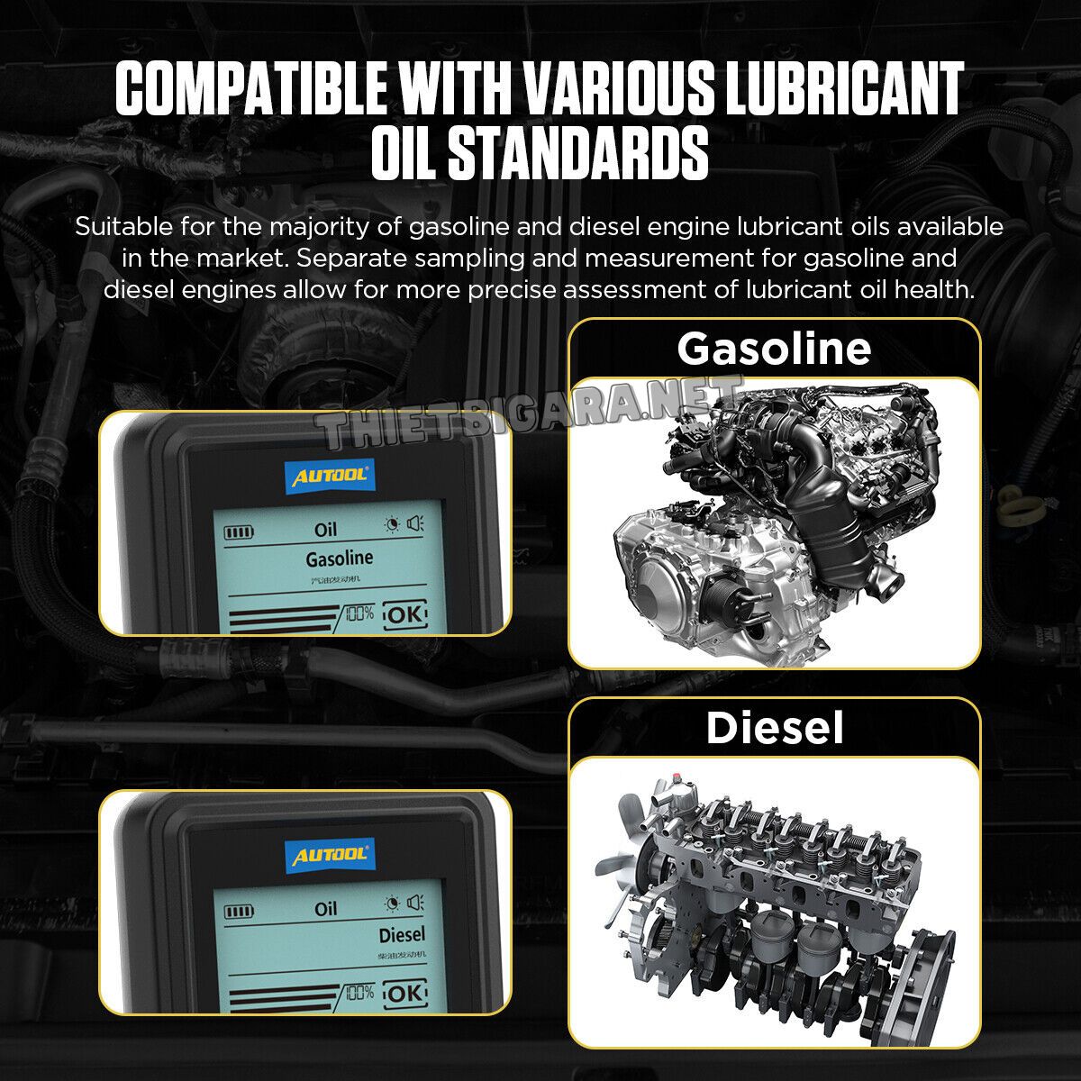 Khả năng so sánh trên Máy kiểm tra chất lượng dầu phanh AUTOOL AS503