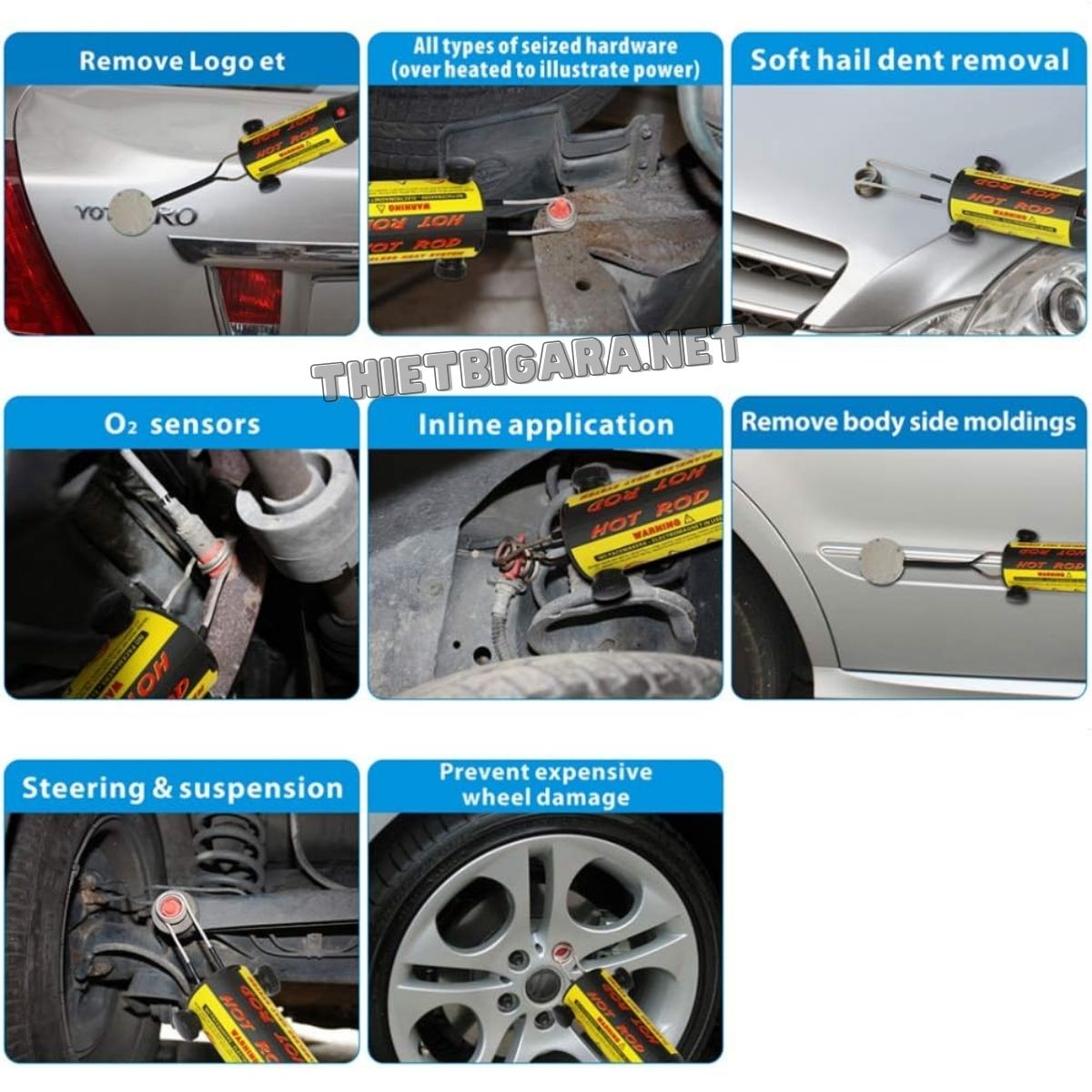 Ứng dụng thiết bị gia nhiệt cầm tay Solary H7ES