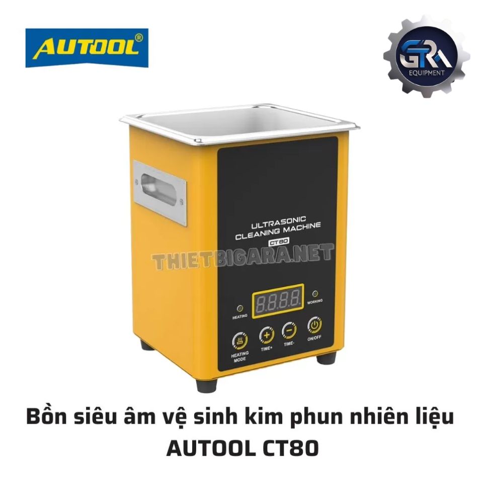 Bồn Siêu Âm Vệ Sinh Kim Phun Nhiên Liệu AUTOOL CT80