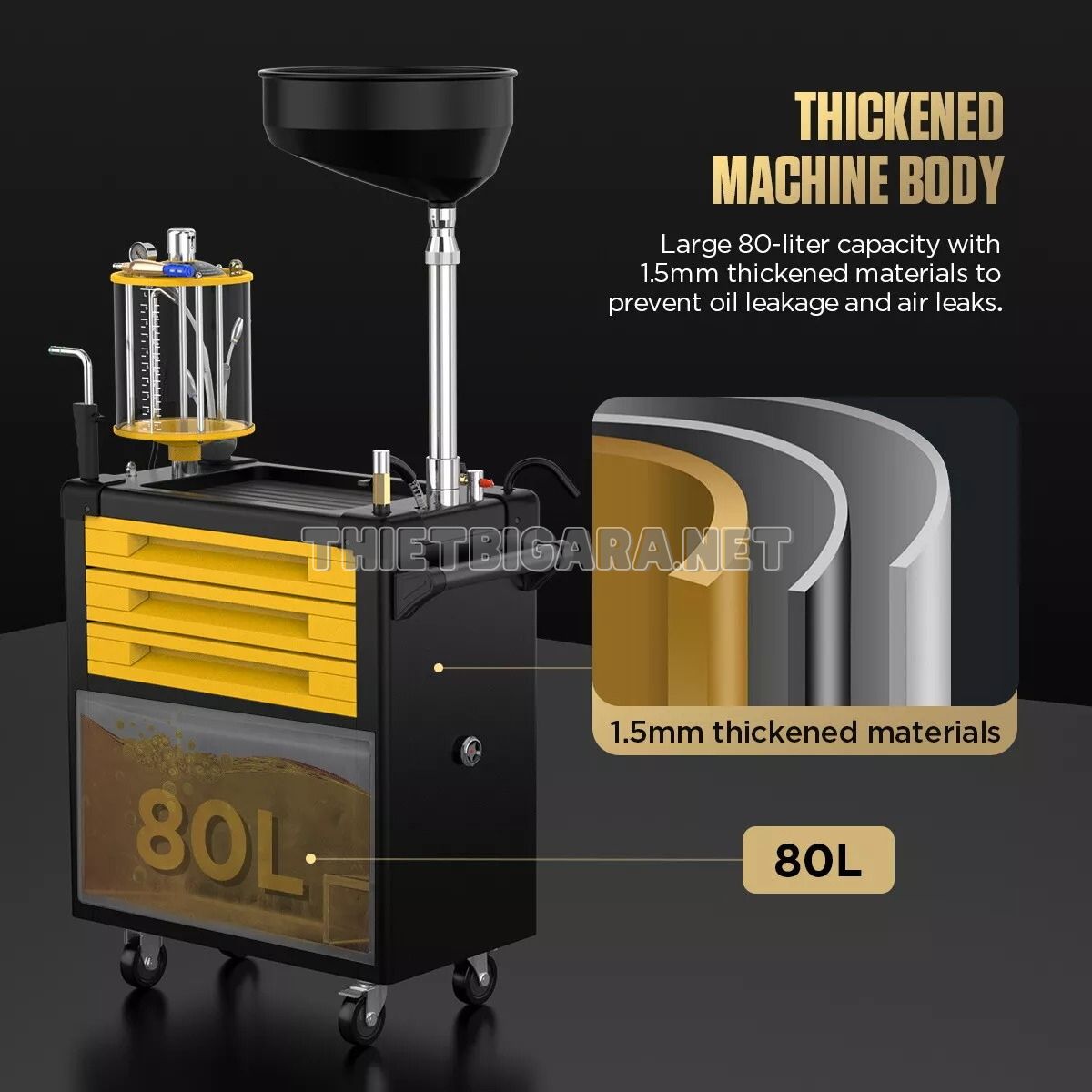 Thiết Bị Hứng Hút Dầu Thải Kèm Tủ Đựng Dụng Cụ AUTOOL OD760 (1)