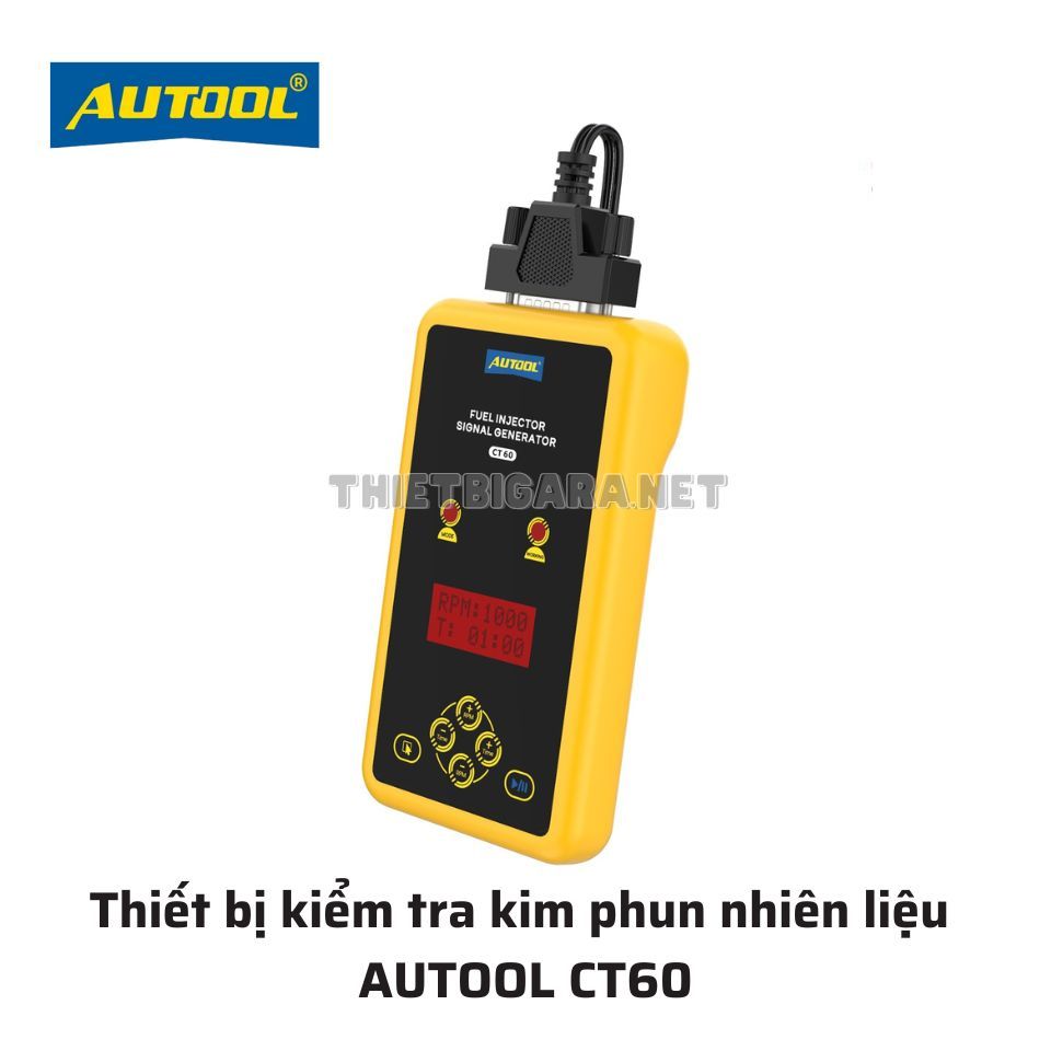 Thiết Bị Kiểm Tra Kim Phun Nhiên Liệu AUTOOL CT60
