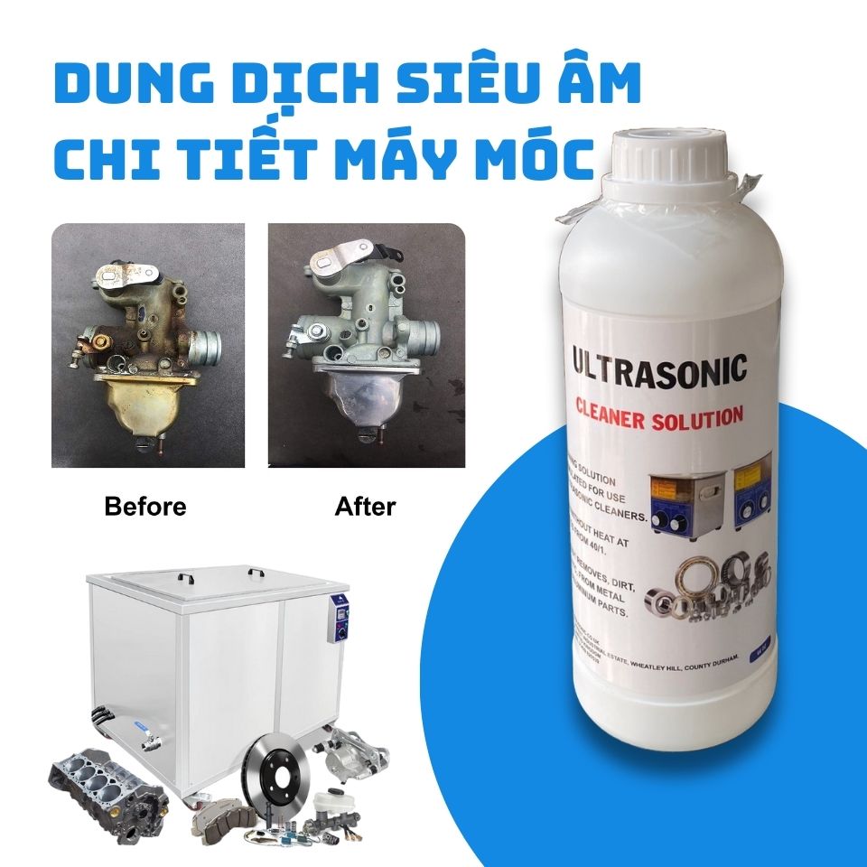 Dung dịch siêu âm chi tiết máy móc