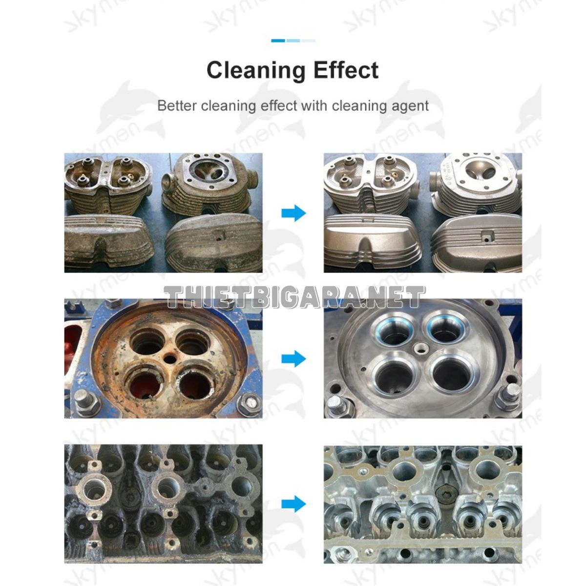 Hiệu ứng làm sạch bằng bệ chứa siêu âm