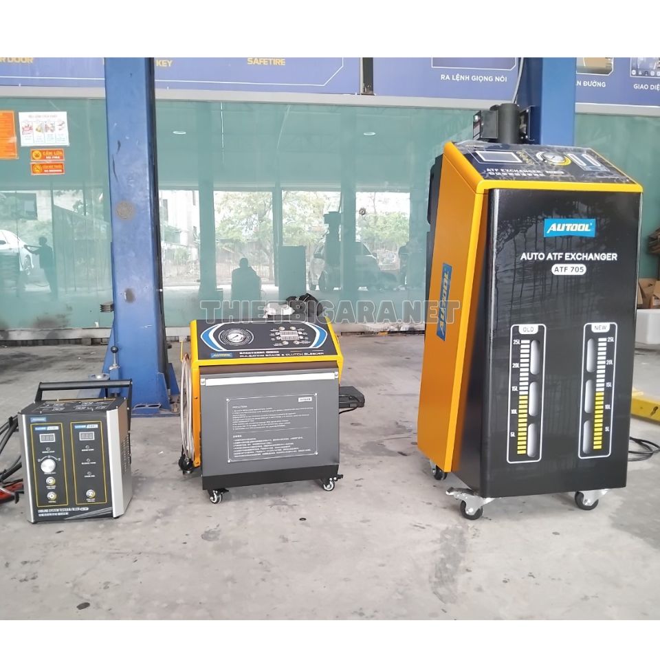 Máy thay dầu phanh ô tô AUTOOL AST618
