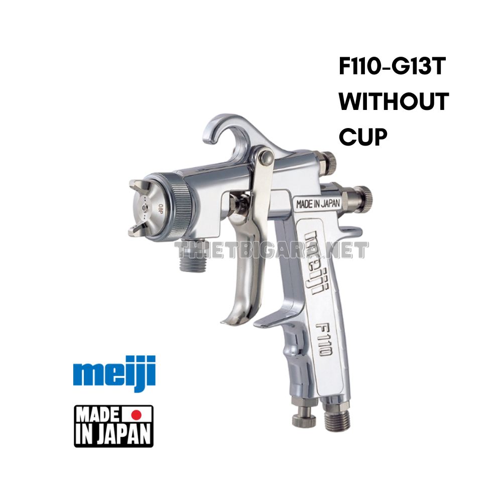 Súng phun sơn Meji Nhật Bản F110-G13T without cup Súng phun sơn Meji Nhật Bản F110-G13T without cup