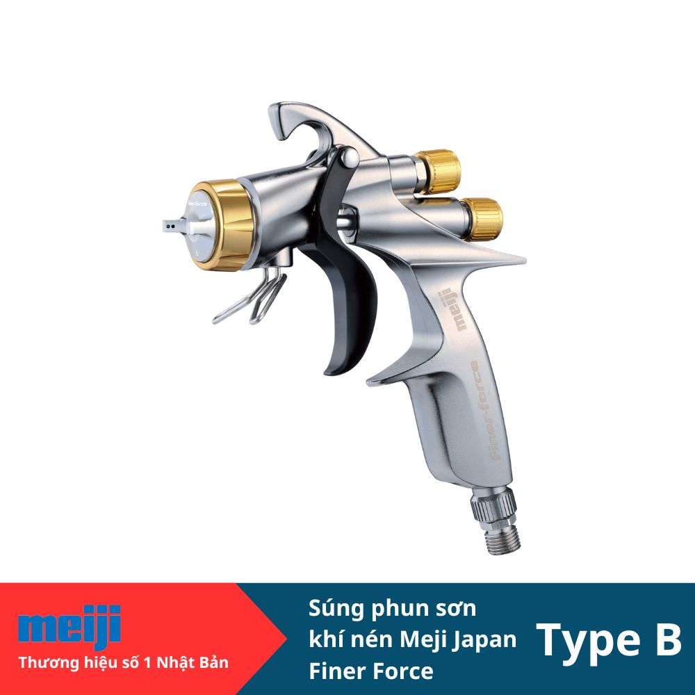 Súng phun sơn Meji Nhật Bản Finer Force BTR (1)