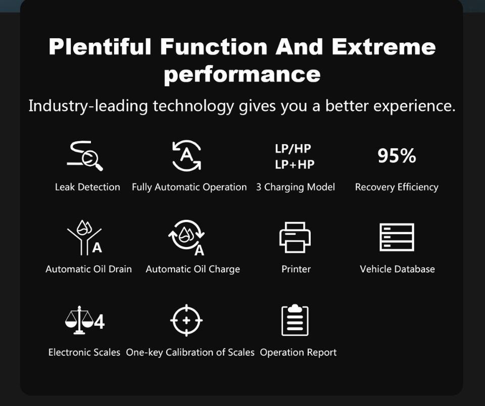 Thiết bị nạp gas điều hòa tự động cho ô tô thường và xe điện X545