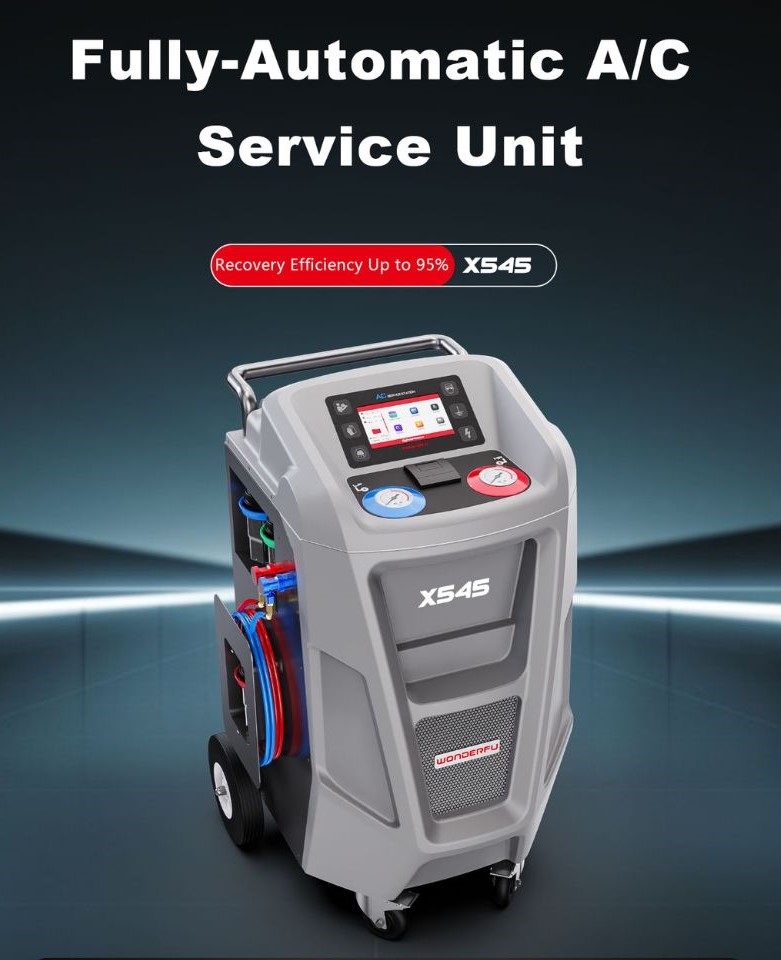 Thiết bị nạp gas điều hòa tự động cho ô tô thường và xe điện X545