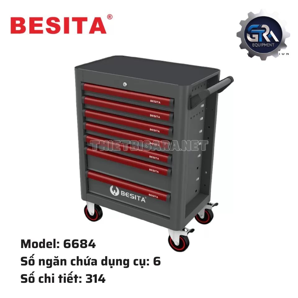 Tủ Đồ Nghề 314 Chi Tiết Dành Cho Xe Hybrid / Xe Lai BESITA 6684