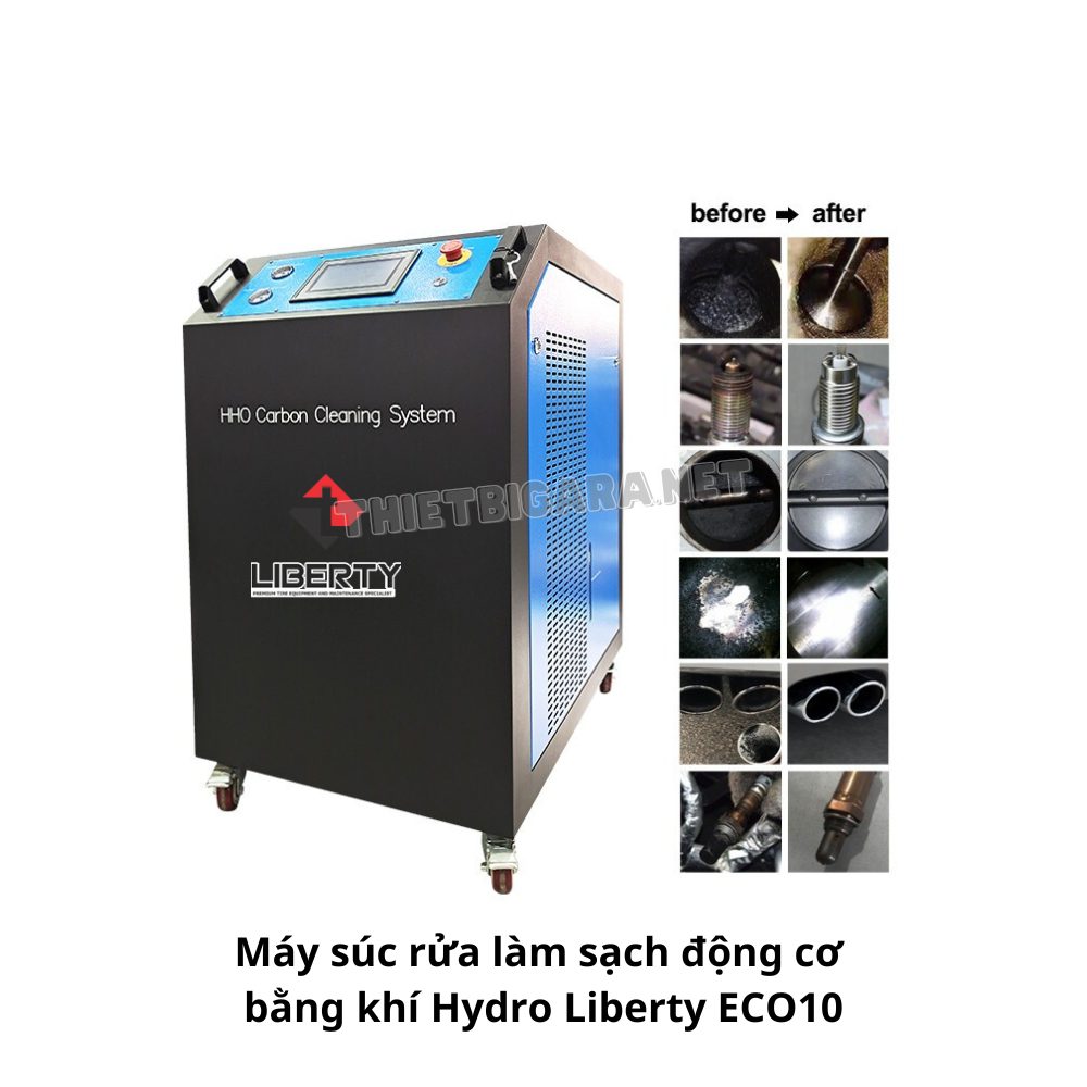 Máy súc rửa làm sạch động cơ bằng khí Hydro Liberty ECO10