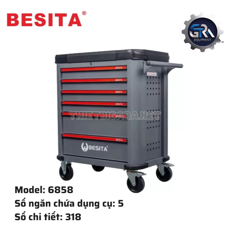 Besita 6858 Tủ Đồ Nghề 6 Ngăn BESITA 318 Chi Tiết