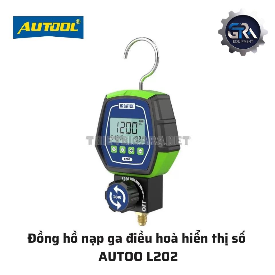 Đồng Hồ Nạp Ga Điều Hoà Hiển Thị Số AUTOOL L202