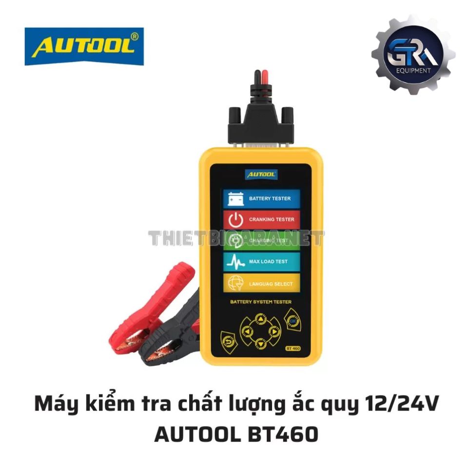 Máy Kiểm Tra Chất Lượng Ắc Quy 12/24V AUTOOL BT460