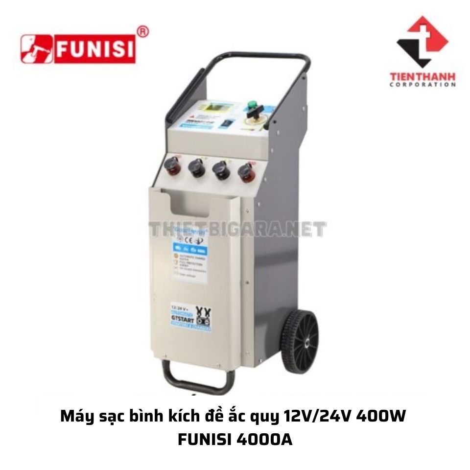 Máy Sạc Bình Kích Đề Ắc Quy 12V/24V FUNISI 4000A